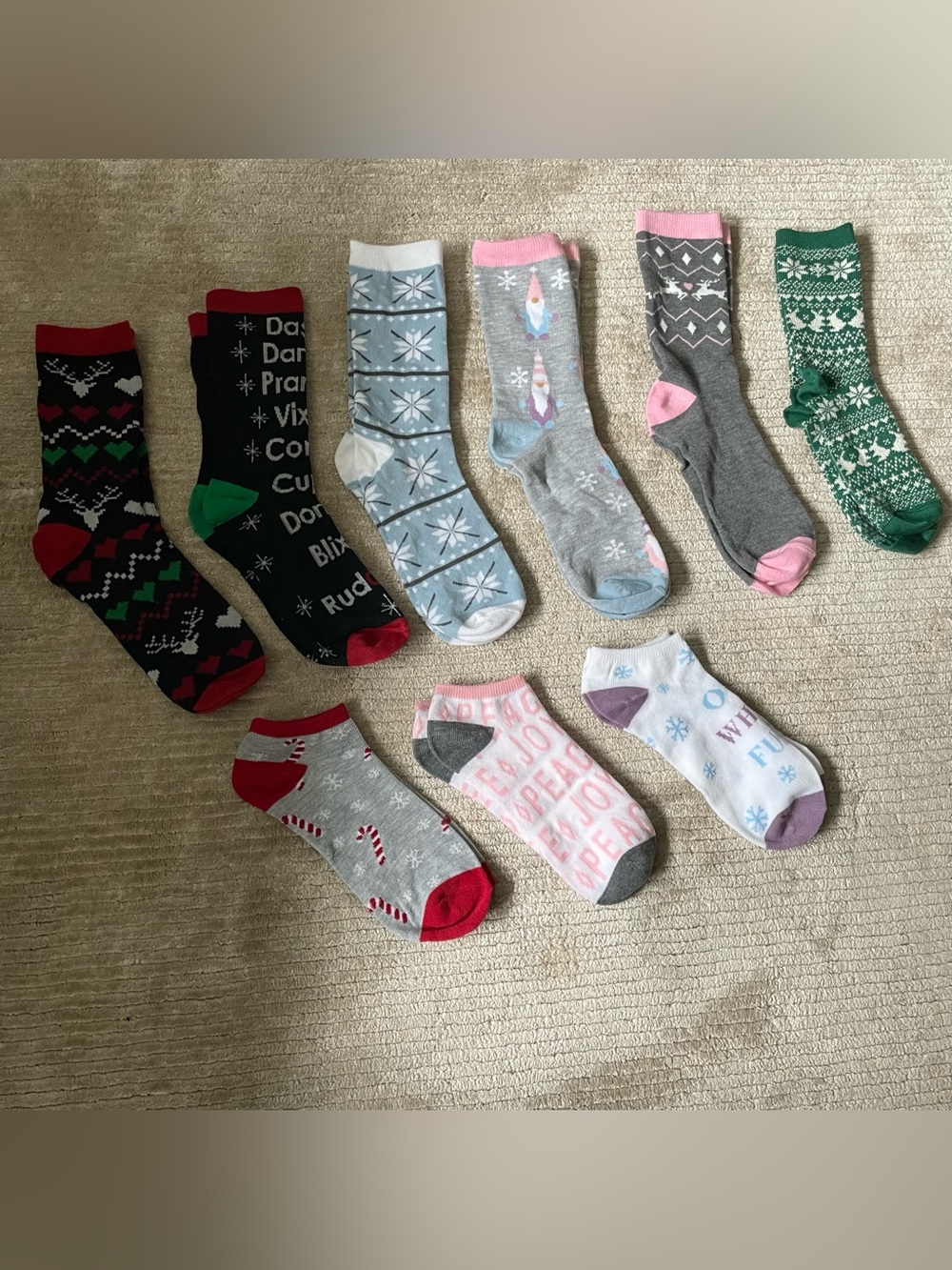Holiday Socks Bundle – 9 Pairs